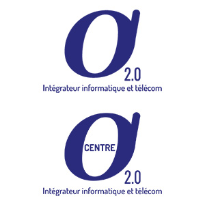 Logos O2.0 et O2.0 Centre