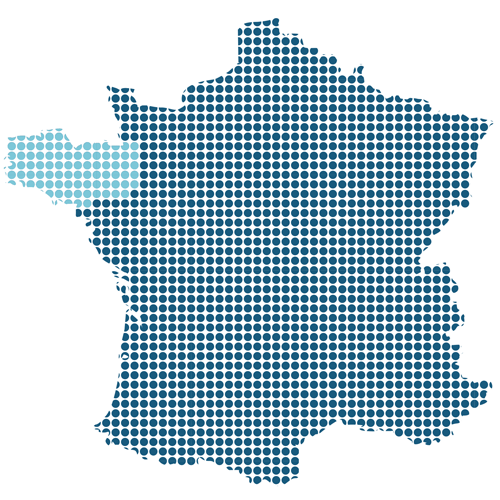 Implantation du Groupe Pandora en France