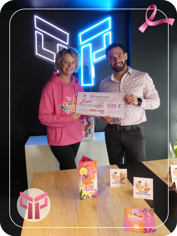 Le Groupe Pandora soutient Jeune et Rose